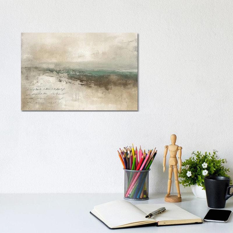 Abstract Scripted Landscape V by Willow Studio - Gallery-Wrapped Canvas Giclée on Canvas, Does Not Apply, Wrapped Canvas