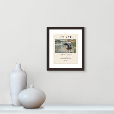 Old Masters Collection "View of Seine" Print