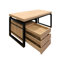 Adeley Metal Base Writing Desk-378501958