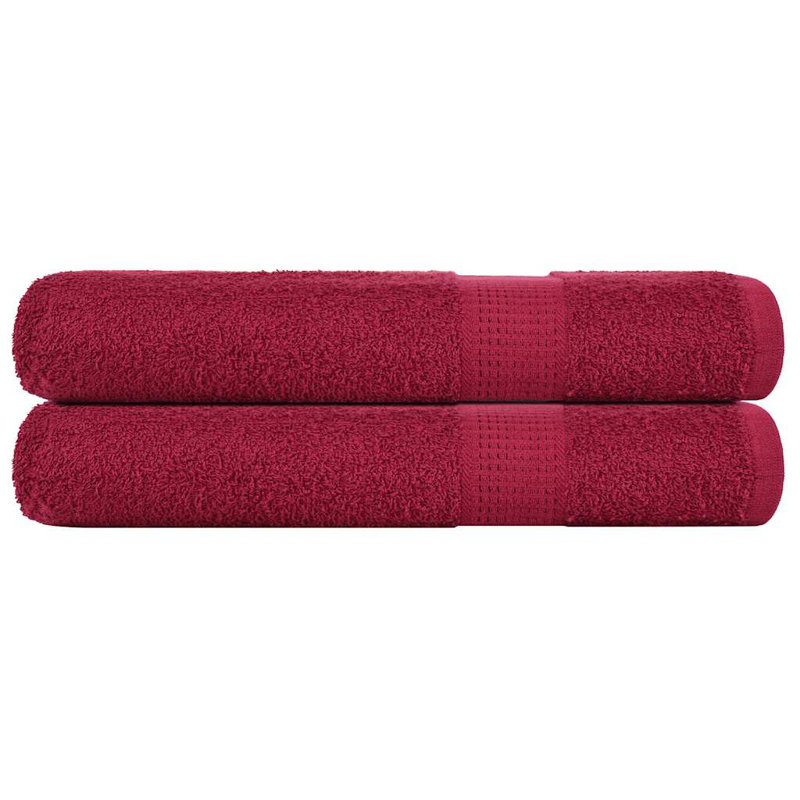 Avdie 100% Cotton Beach Towel, Bordeaux