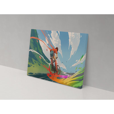 Bike Trail - Wrapped Canvas Print