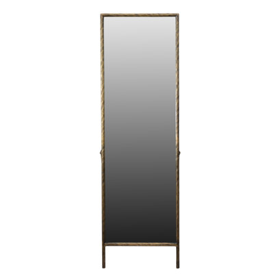 Zyron Metal Flat Floor Mirror