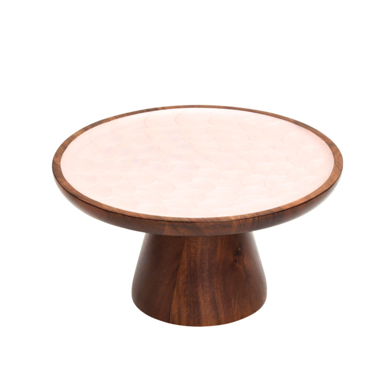 Capri Pink Cake Stand