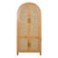 Garde-manger arqué 71 po en rotin-130477895