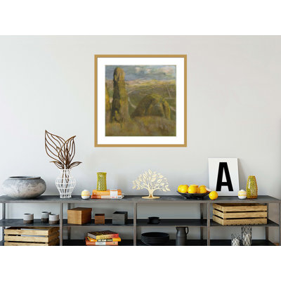 «Landscape» par Edgar Degas, impression giclée sur cadre