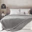 Jeté en molleton doux et moelleux, couverture chaude et épaisse douillette pour canapé et lit, gris clair, grand (90 po x 92 po)-119778802-119778806