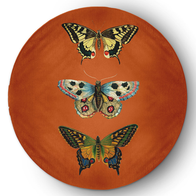 Arionah Chenille Indoor / Outdoor Rug, Round 5'