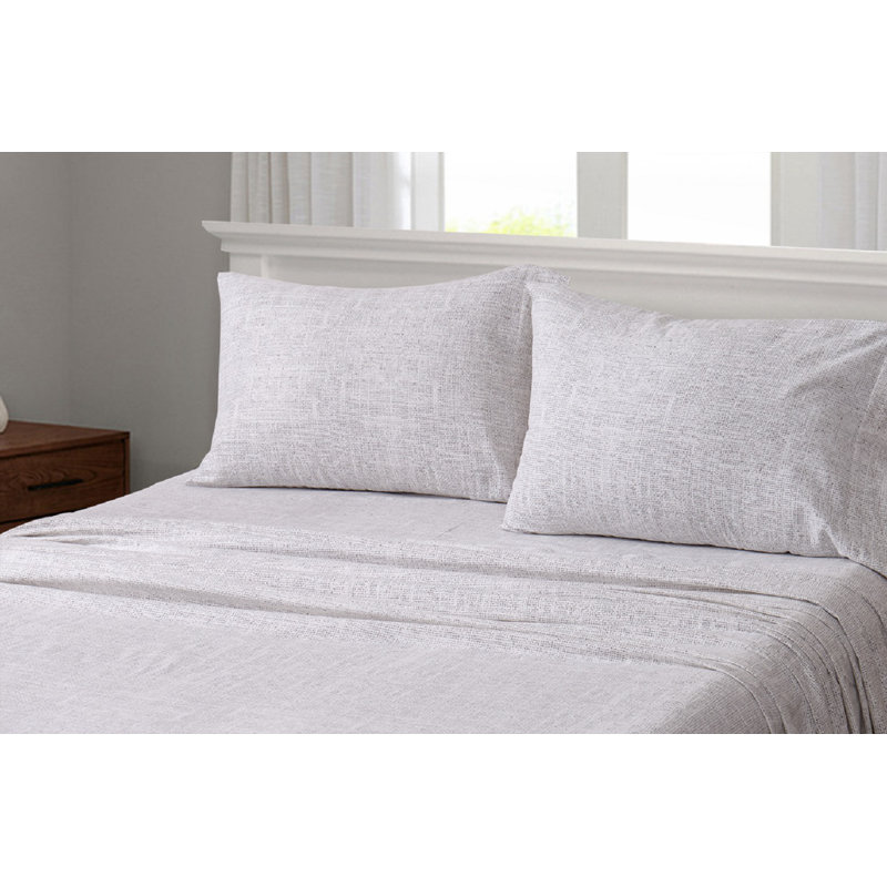 Ensemble de draps pour chambre d'amis Gatien, Ensemble de draps pour lit double + drap-housse + 