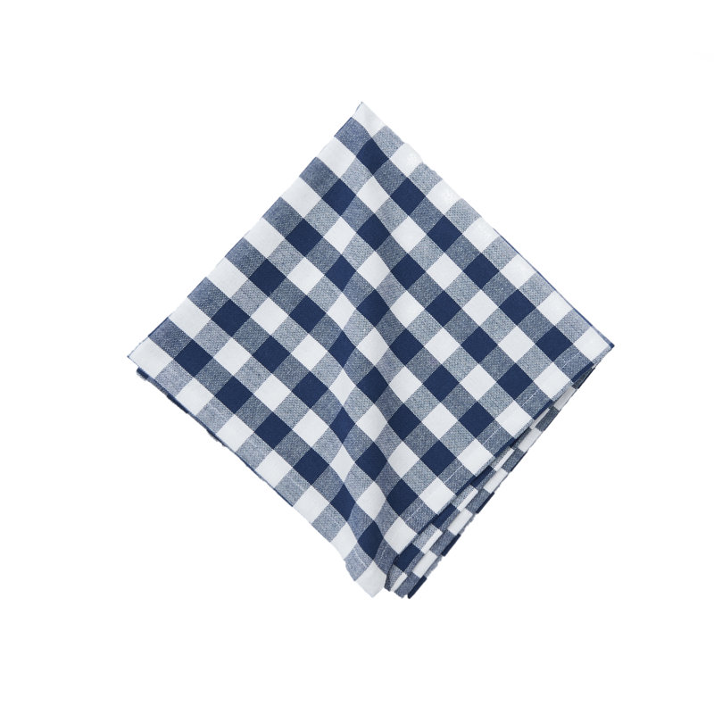 Hieke Ashford Cotton Napkin, Indigo