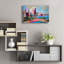 «Cityscape» par Richard Wallich, art mural en verre acrylique-968709200