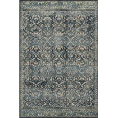 Black Geometric Patterned Washable Woven Base Rug