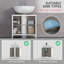Karensa Freestanding Bathroom Cabinet