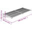 Dakota Fields 90cm D Polycarbonate Cover Retractable Door / Window Awning-1041691440-1041691446