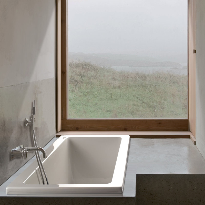 Baignoire à air 66 "MTI Solutions 5, Blanc, Encastré