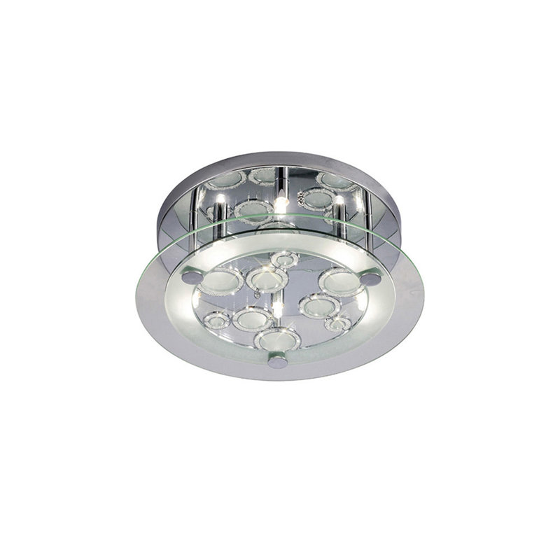 Glass Semi Flush Mount