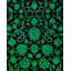 Tapis de couloir surteint de conception unique 2 pi 6 po x 10 pi 4 po vert / noir