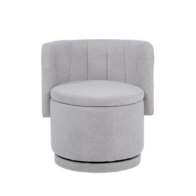360 Degree Swivel Back Sofa Chair With Storage Space