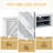 Mirrored TV Stand For 65+ Inch TV,TV Console Table With Open Storage & 2 Storage Cabinets ,M Shape Sparkling Mirror Doors For Living Room