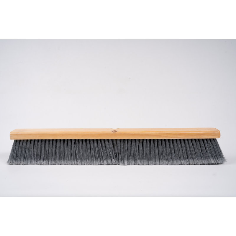 Balai à pousser 24 po avec drapeau gris, Gris