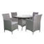 Nevada 4 Seater KD Round Dining Set-562527631