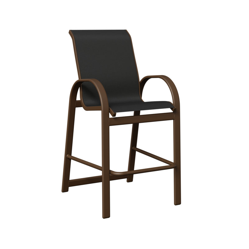 Fauteuil de bar berlinois Berlin Gardens, Filon de bois mesquite, Noir