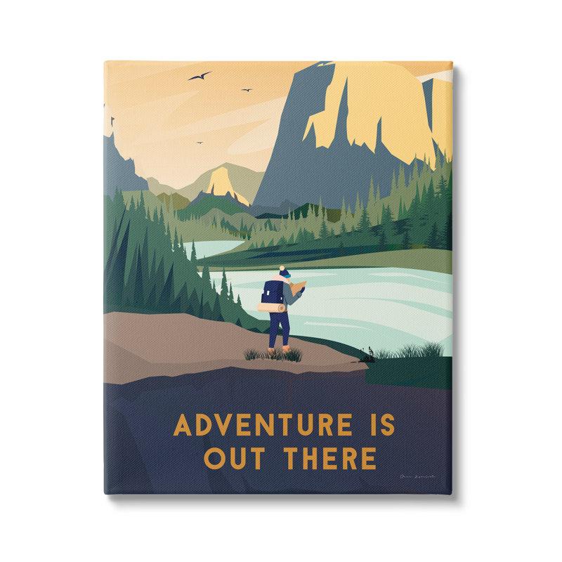 Illustration de l'aventure «Mountain Canyon», Toile tendue, L 16 po x H 16 po