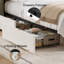 Lit plateforme tapissier avec rangement à 2 tiroirs Antioch-2138354207-2143374593