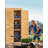 Aiho 63-Inch High Solid Wood Vertical Storage Shed-82396208