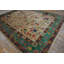 Tapis ivoire antique en laine Art déco