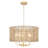 Ekkehard 5 - Light Dimmable Drum Chandelier Natural Rattan Bohemian Pendant-1568194775