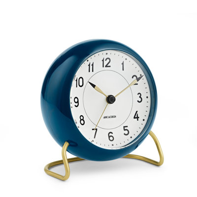 Station Analogue Electric Tabletop Clock with Alarm