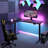 L-Shaped Home Office Height Adjustable Standing Desk-1621902330-1621961888