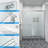 60'' W x 72'' H Frameless Shower Door Single Sliding Shower Door Tempered Glass Bathroom Shower Door-92618930