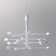 Arbor 20-Light LED Sputnik Modern Linear Chandelier