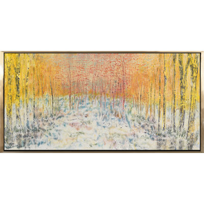 Sunset Forest Painting