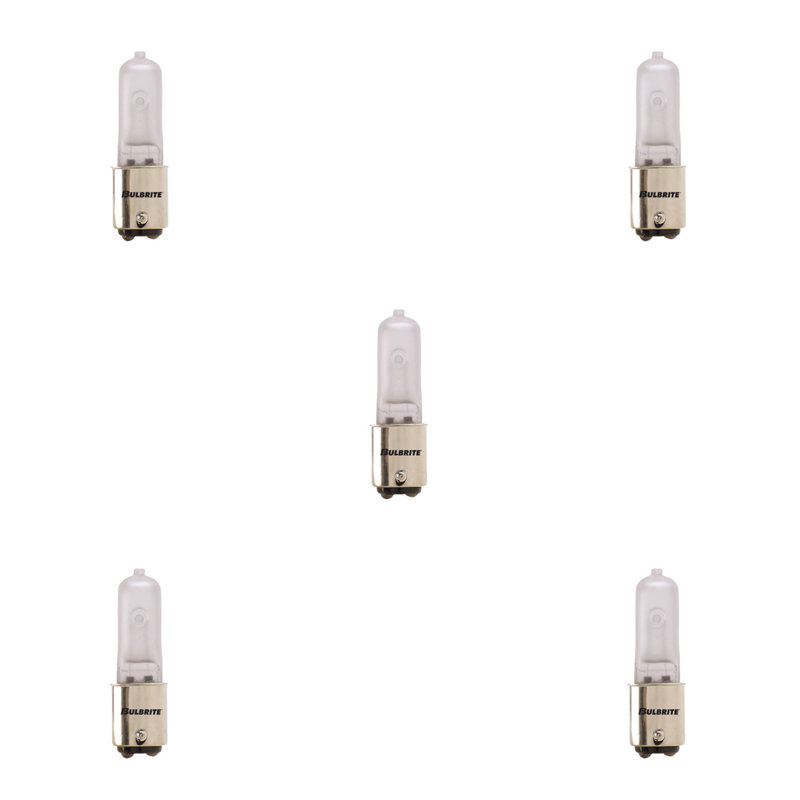 Ampoule halogène T4 à intensité variable, culot à baïonnette BA15d (2900K) / petite, 1050, 75 W
