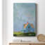 Cape bleue sur toile-1240331555