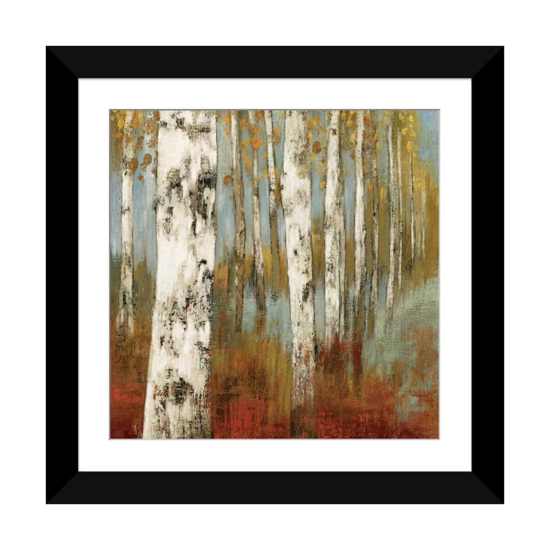 « long the path ii », reproduction sur toile, H 16 po x l 16 po x P 1 po, Papier beaux-arts encadré noir, Blanc