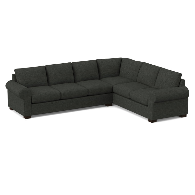 119" Wide Sleeper Corner Sectional, Hybrid, Antic Pepper
