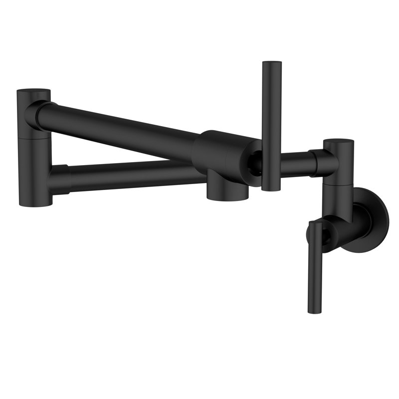 Logmey Kitchen Faucet Side Spray, Matte Black