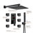 Herathena Wall Mounted Luxury Shower System with Digital Display (Rough-in Valve Included)-66097074