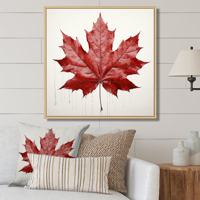 " Scarlet Maple Leaf Simplicity "
