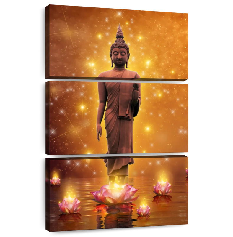 Adella Buddha Lotus, 45" H x 28" W