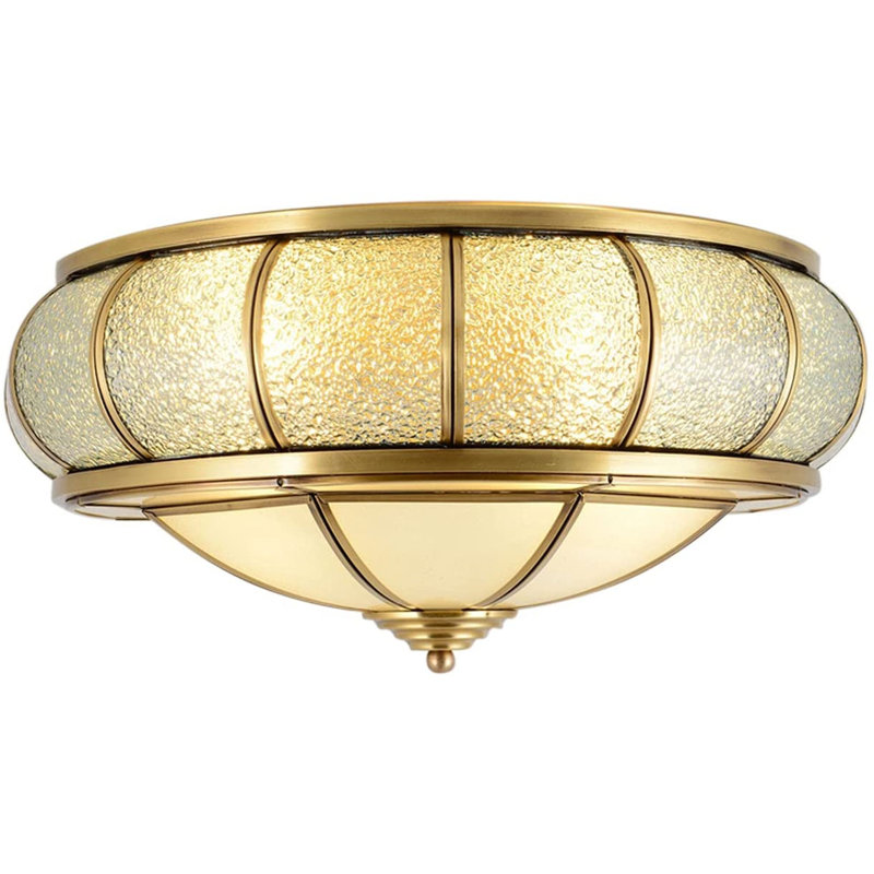 Cochituate 17.7" Glass Flush Mount Light