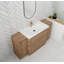 Meuble-lavabo autoportant de 60 po avec porte à fermeture en douceur et tablettes-651599137-644546659