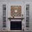 18"OD x 4 5/8"ID x 1/4"T Chevron Wood Fretwork Pierced Ceiling Medallion, Cherry-63412035-63412049
