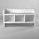 Afanasie 25" Wide Wooden Rectangular Wall Mounted Bathroom Shelf With Storage And Towel Bars