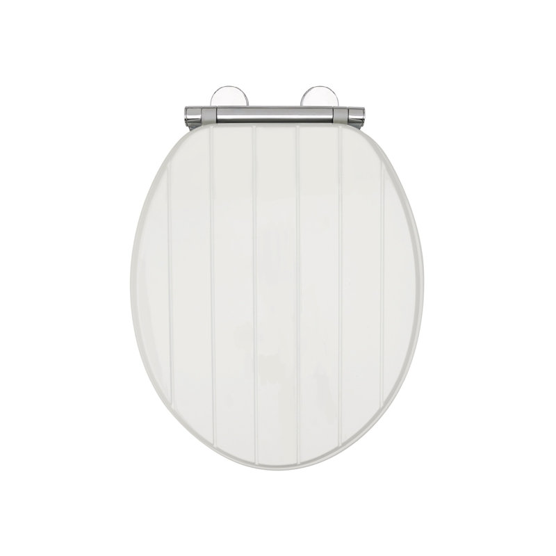 Oval Hard Toilet Seat, White
