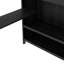 Full XL Over Twin Metal Bunk Bed With Folding Desk, Closet With LED ,Space-Saving/Noise Reduced