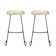 Racette Counter Stool with Metal Frame